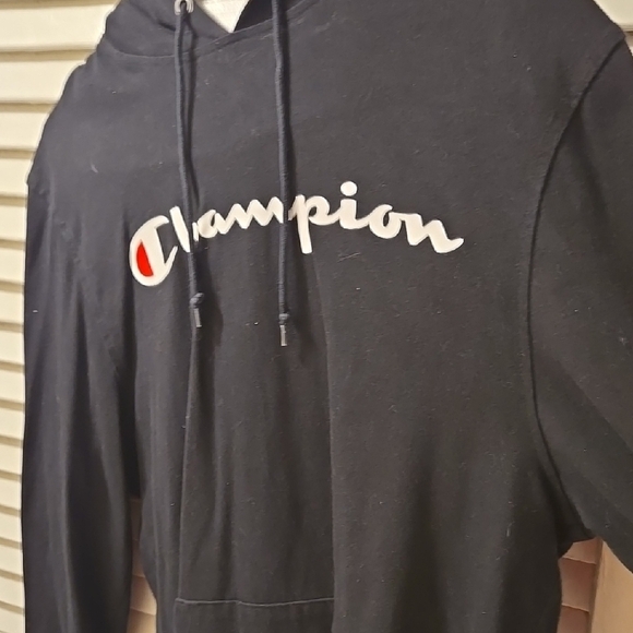 Champion Logo Long Sleeve Shirt Size M - Picture 2 of 9